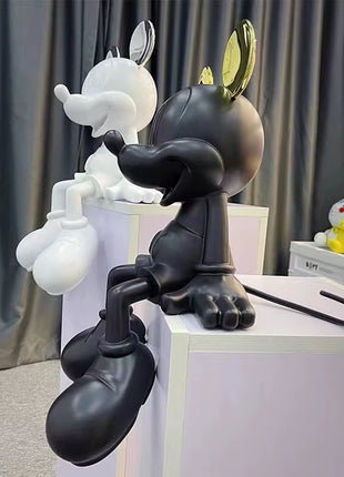 Creative Cartoon Resin Sitting Decor