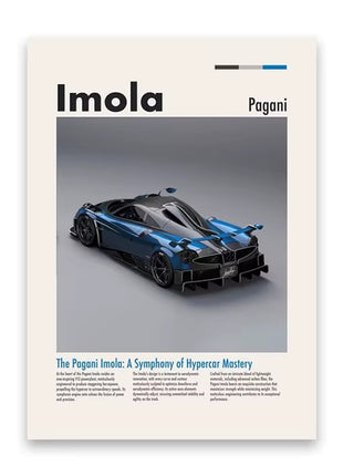 Famous Cars Wall Art Posters