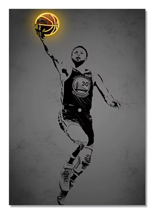 Neon Style Wall Art Posters