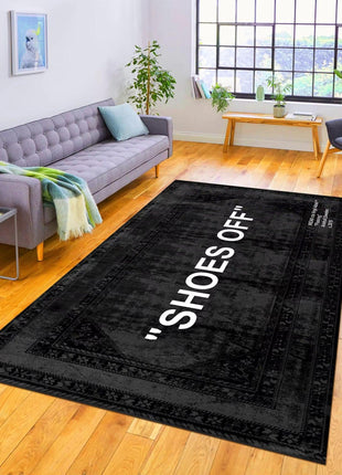 "Shoes Off" Rug