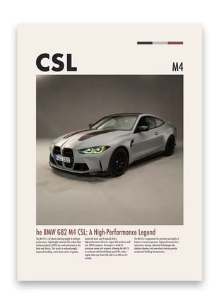Famous Cars Wall Art Posters