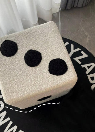 Dice-Shaped Cube Stool