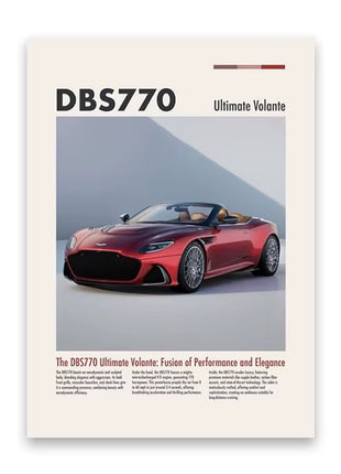 Famous Cars Wall Art Posters