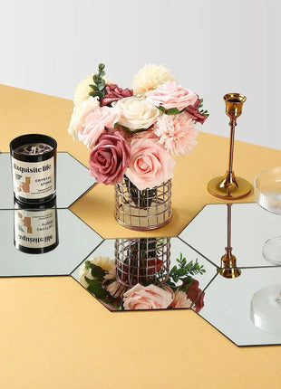 Hexagon 3D Mirror Wall