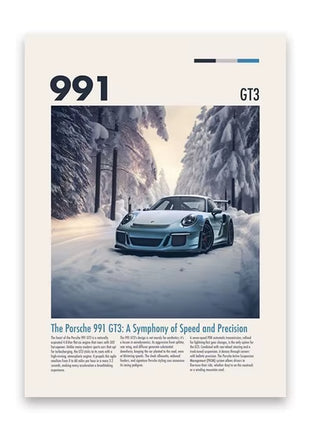 Famous Cars Wall Art Posters