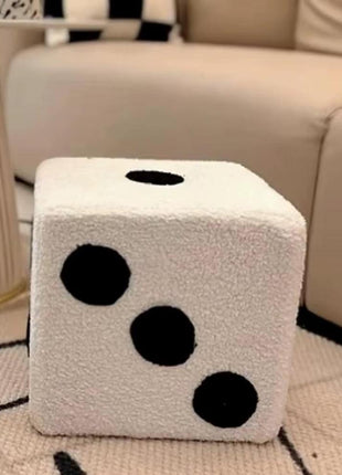 Dice-Shaped Cube Stool