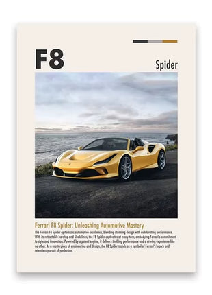 Famous Cars Wall Art Posters