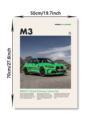 Famous Cars Wall Art Posters
