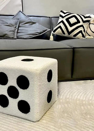 Dice-Shaped Cube Stool