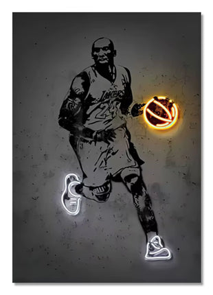 Neon Style Wall Art Posters