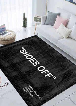 "Shoes Off" Rug