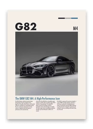Famous Cars Wall Art Posters