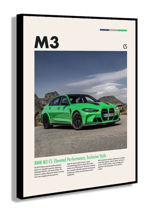 Famous Cars Wall Art Posters