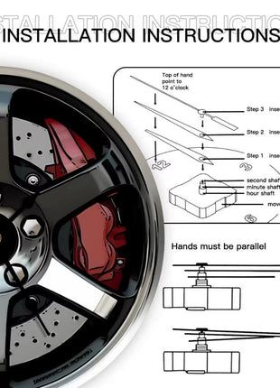Racing Rim Clock