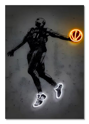 Neon Style Wall Art Posters