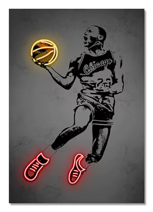 Neon Style Wall Art Posters