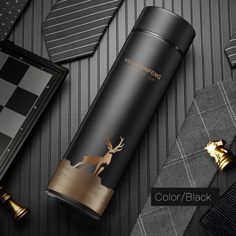 Smart Stainless Steel Vacuum Cup with LED Display for Hot Drinks