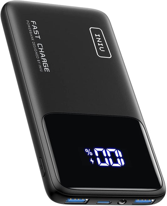 Fast Charging Power Bank, 10000 Mah Slimmest USB C Portable Charger