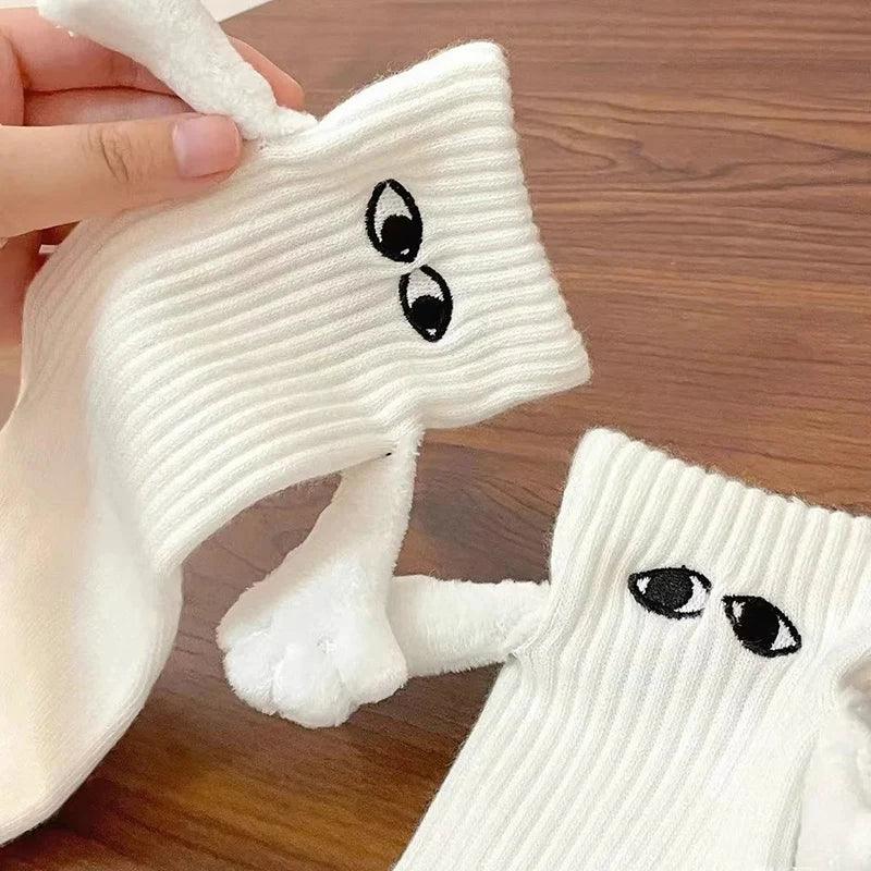 Magnetic Couple Hand in Hand Socks