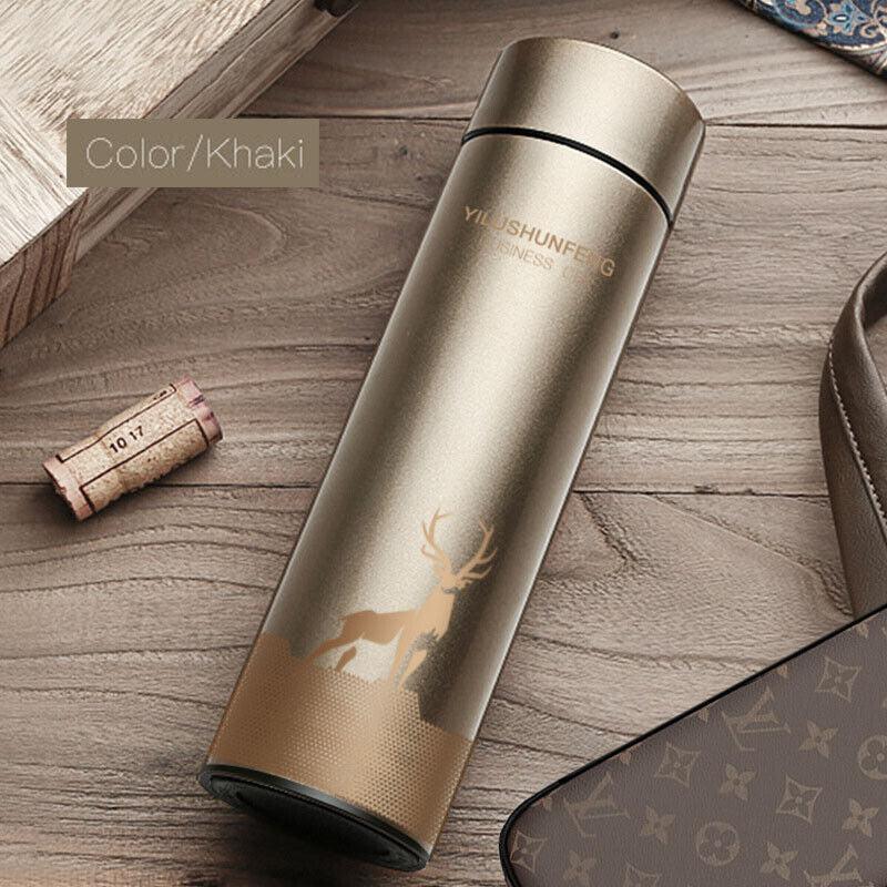 Smart Stainless Steel Vacuum Cup with LED Display for Hot Drinks